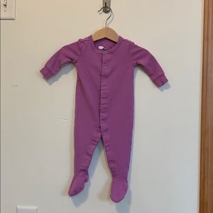 Primary.com purple snap footie